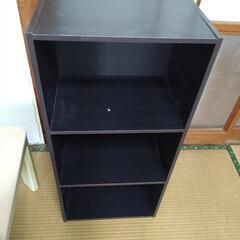 戸建て片付け中❗3段棚❗カラーボックス❗木製❗