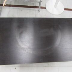 ※テレビ跡あり テレビ台 キャスター付き 幅90×奥行45×高さ37cm ダークブラウン TV台 TVボード 苫小牧西店の画像