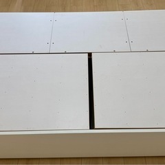 ニトリ セミダブルベッド（引出し付/組立式）の画像
