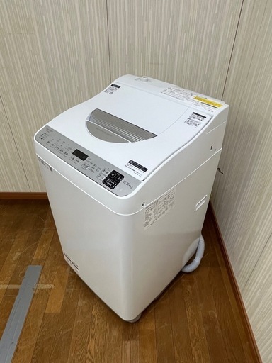 嬉しい乾燥機能付き!! 激安!! 2020年 5.5kg SHARP 電機洗濯乾燥機 ES-TX5E-S