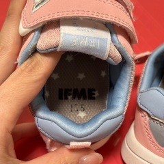 15.5cm IFME イフミー スニーカー ピンクの画像