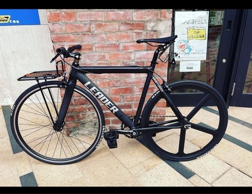 1×1s 車・バイク・自転車 LEADER 721 ピストバイク ホワイト LEADER721