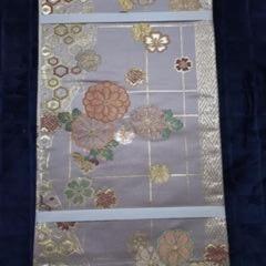 袋帯 和装 花柄 帯 着物 新品未使用 金彩 正絹 西陣織 フォーマル 結婚式の画像