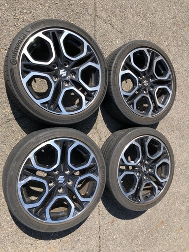 スイフト　スポーツ　17インチ　4本　タイヤ　ホイール　純正