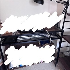 デスク チェア ラック 3点の画像