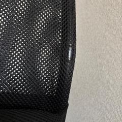オフィスチェア　ブラック　PCデスクの画像