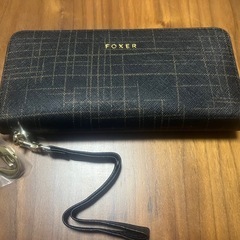 FOXER（フォクシェー）長財布 ラウンドフ アスナー ソリッドタイプ本牛革の画像