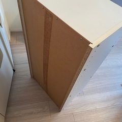 カラーボックス3段サイドフック付きの画像