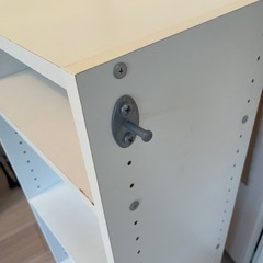 カラーボックス3段サイドフック付きの画像