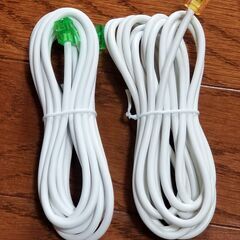 電話線　モジュラーケーブル　２本