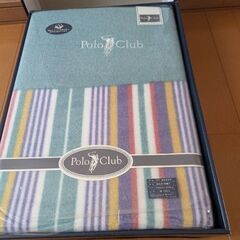 PoloClub薄手毛布シングルサイズの画像