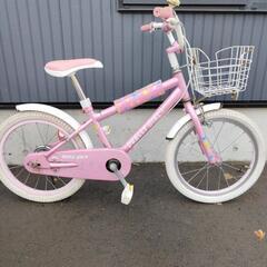 子供用自転車 補助輪 カゴ付き 18インチ札幌東区週末引渡し