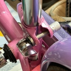 子供用自転車　室内保管　プリンセスソフィアの画像
