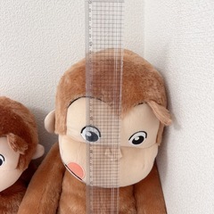 おさるのジョージ BIGぬいぐるみ 4個セットの画像