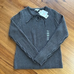 未使用　UNIQLO リブタイネックセーター★辻堂まで！