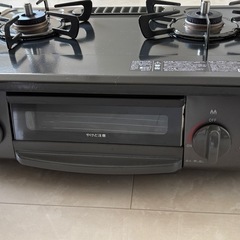 2023年製　リンナイ　ガスコンロ　LPガス用　ダンロップガスホース付きの画像