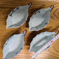 ★引取りのみ（文京区）★木の葉型小鉢4個セットの画像