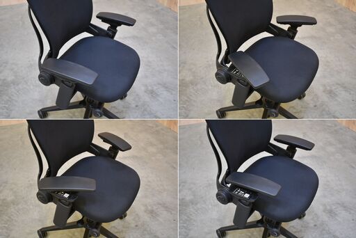 【ヤ取終了8/20】≪yt1872ジ≫ Steelcase/スチールケース エルゴノミック・オフィスチェア LEAP-10100 リープ 昇降/ロッキング/オフィス用品/中古家具/宮城県仙台市 70317-05