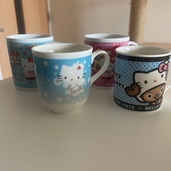 キティちゃんマグカップ4個