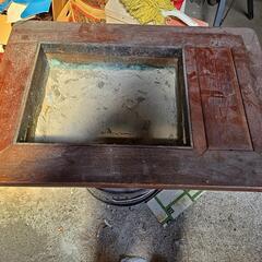 火鉢、木製火鉢の画像