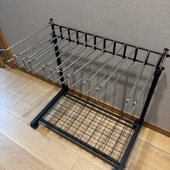スラックスハンガー　ハンガーラック　ズボンハンガー　川口工器
