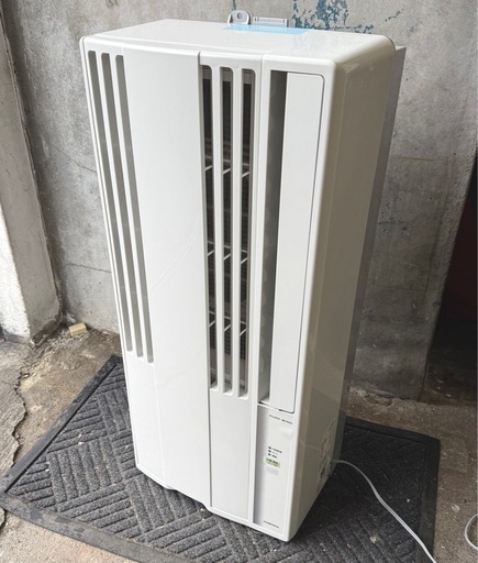 札幌市内配送可 美品 22年製 コロナ ReLaLa ルームエアコン ウインドエアコン CW-16A3 標準窓枠付き