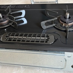 2023年製　リンナイ　ガスコンロ　LPガス用　ダンロップガスホース付きの画像