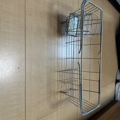 ニトリ伸縮水切りバスケット スリム 水切りラック の画像