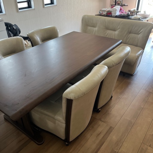 ダイニングテーブル チェアー5点セットマナベ