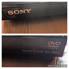 動作確認済☆SONY製　DVDプレーヤー　スリムタイプ　ケーブル付きの画像