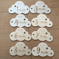 月齢フォト マンスリーカード