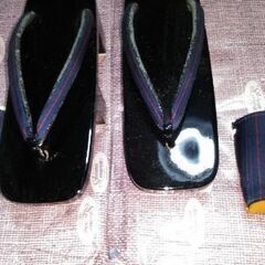 難あり　下駄　カバー付き