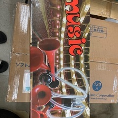 6連ミュージックエアホーン（ゴッドファーザー）レッド12V車用