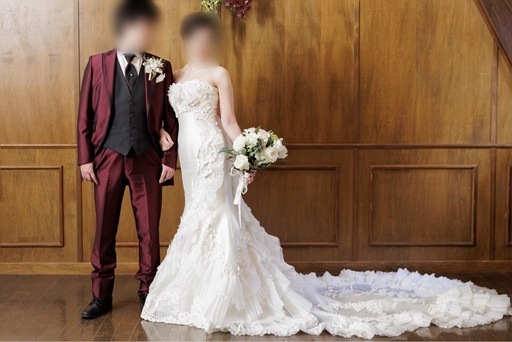 ウェディングドレス　マーメイド