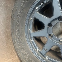 265/65R17 プラドハイラックス　エクストリームJ ダンロップ　グラントレックAT5 139.7x6H 7.5j ＋25 2020年の画像