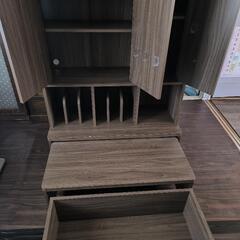 まだ使えます 子ども用収納家具 机 今月中のみの画像