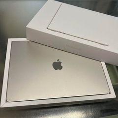 MacBook Air15インチ M2チップ 24GB 512GB 充電回数11回バッテリー100