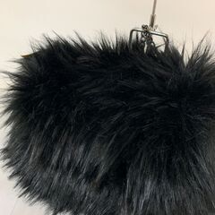 【ジャングルジャングル深井店】★フォリフォリ ファーバッグ 黒 バッグ 堺市 深井 【FU2256】の画像