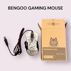 【新品未使用】BENGOO ゲーミングマウス 光学式 七色