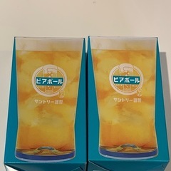 ビアボールグラス2個