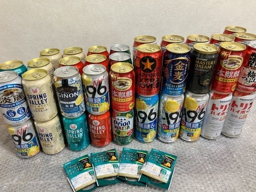 53本詰め合わせ \nお酒、ビール、チューハイ