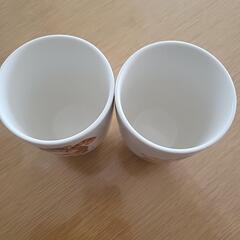 プーさん陶器カップ　2個セットの画像