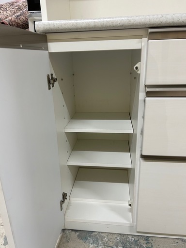 【美品】ニトリ　キッチンボード　アルミナ2