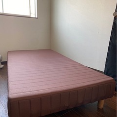 傷あり！シングルマットレス付きベッド☆
