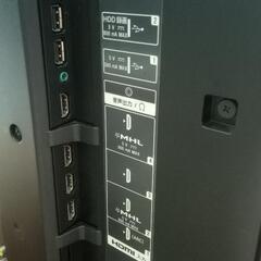 SONY　BRAVIA　49インチ液晶大画面テレビ　リモコン2個　映像とても綺麗の画像