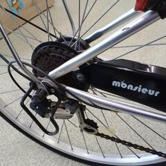 自転車一般  シルバー  27インチ    TJ10838の画像