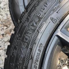 KEEN 17in 7.5J +45 PCD114.3  215/60R17  中古 スタッドレスタイヤホイールセット4本

の画像