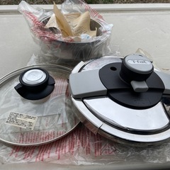 T-fal圧力鍋なべ　ティファール 4.5Lの画像