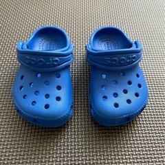 クロックス crocs サンダル 12.3cm ブルー(青)