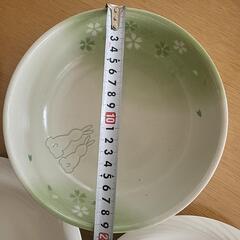 パスタ皿3枚とサラダ皿の画像